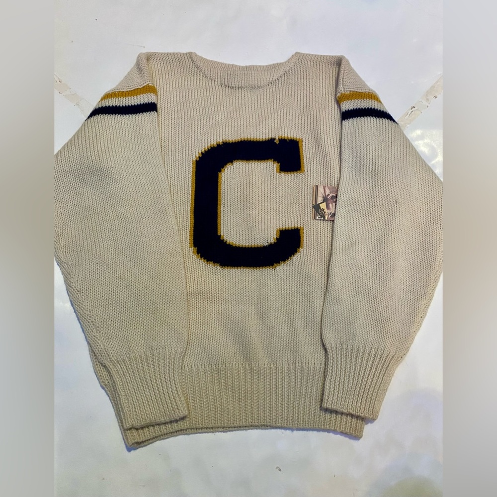 Collegiate traditions wool sweater